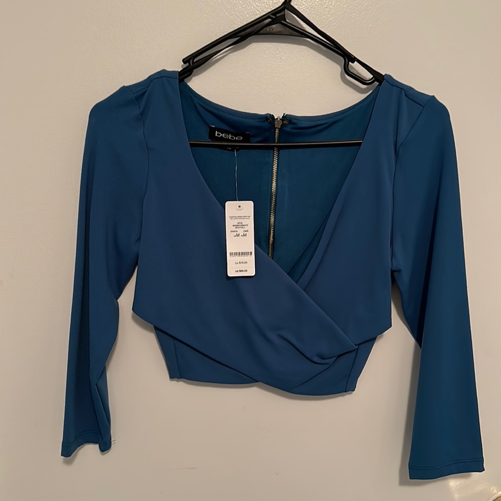 Wrap crop top